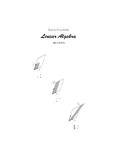 Linear Algebra. Answers to Exercises