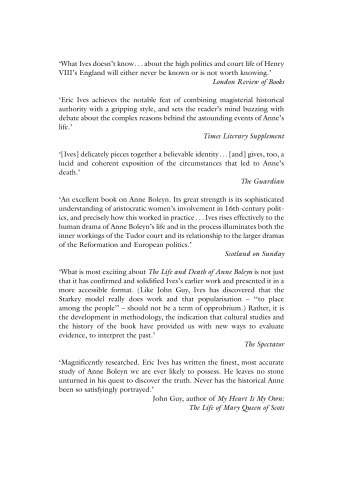 The Life and Death of Anne Boleyn