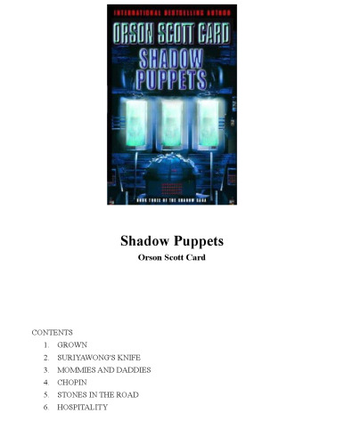 Shadow Puppets (Ender, Book 7)