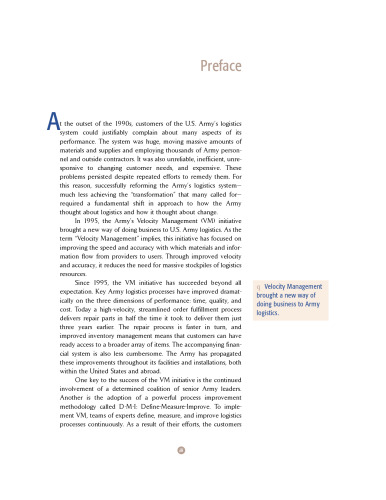 Velocity Management: The Business Paradigm that has Transformed U.S. Army Logistics