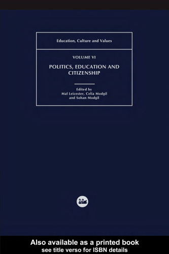 Politics, Education and Citizenship (Education, Culture and Values)