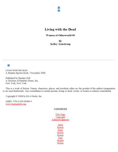 Living with the Dead (Women of the Otherworld, Book 9)