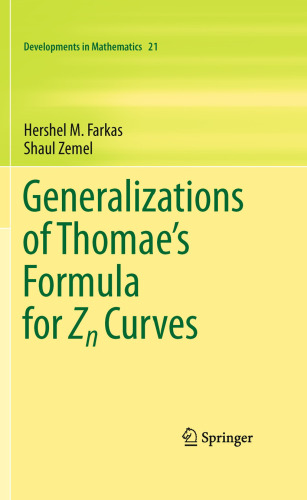Generalizations of Thomae's Formula for Zn Curves