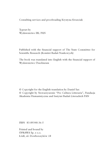 Ten Centuries of Polish Literature