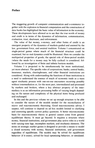 The Theory of Money and Financial Institutions, Vol. 2