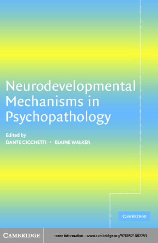 Neurodevelopmental Mechanisms in Psychopathology