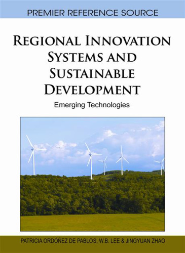Regional Innovation Systems and Sustainable Development: Emerging Technologies