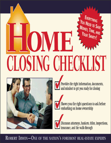 Home Closing Checklist