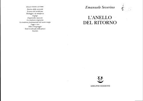 L'anello del ritorno