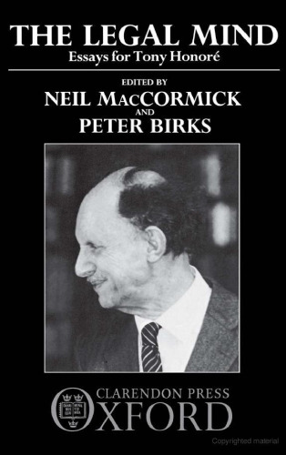 The Legal Mind: Essays For Tony Honoré