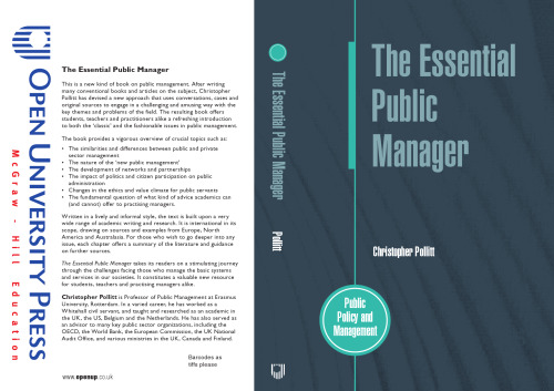 The Essential Public Manager (Public Policy and Management)