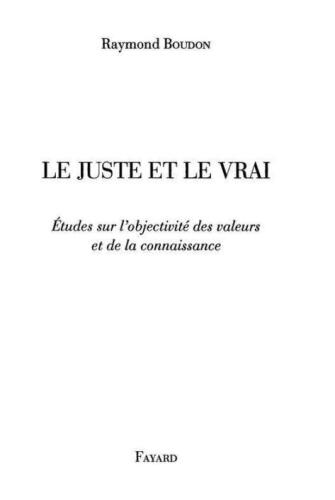 Le juste et le vrai