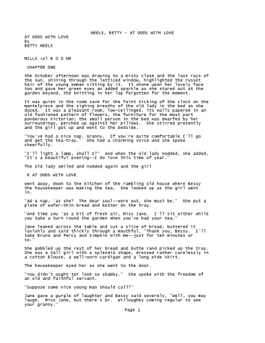 At Odds With Love (Harlequin Romance, No 3323)