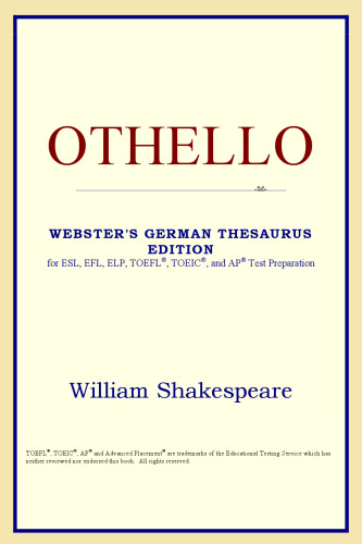 Othello (Webster's German Thesaurus Edition)