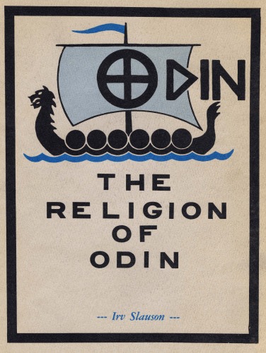 The Religion of Odin: a Handbook