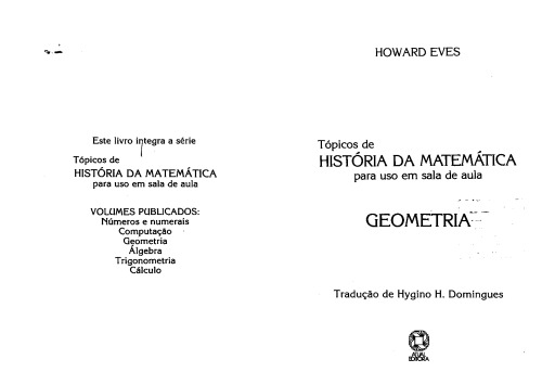 Geometria: Tópicos de História da Matemática