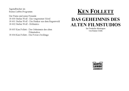 Das Geheimnis des alten Filmstudios