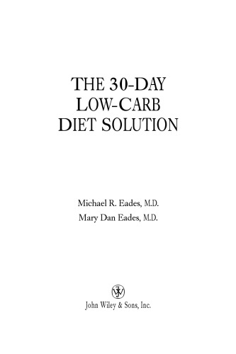 The 30-Day Low-Carb Diet Solution
