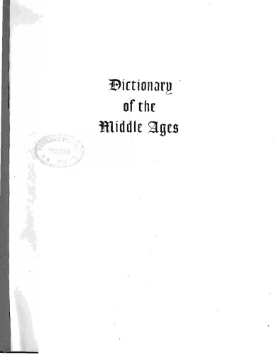 Dictionary of the Middle Ages. Vol. 6. Grosseteste - Italian Literature