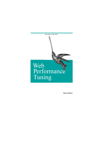 Web Performance Tuning: Speeding Up the Web