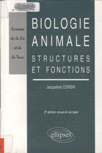 Biologie animale : structures et fonctions