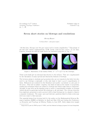 Proceedings of Gökova Geometry-Topology Conference 2005