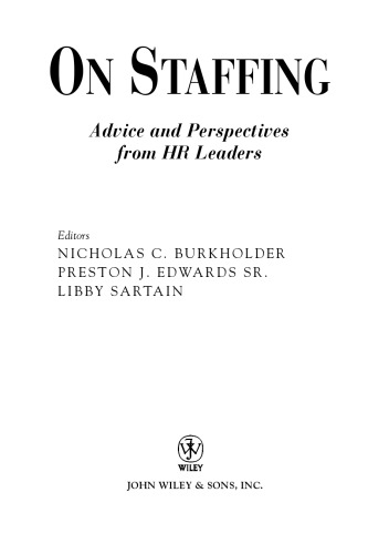 On Staffing: Advice and Perspectives from HR Leaders