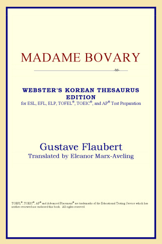 Madame Bovary (Webster's Korean Thesaurus Edition)