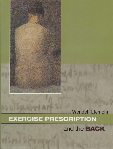 Exercise Prescription and the Back
