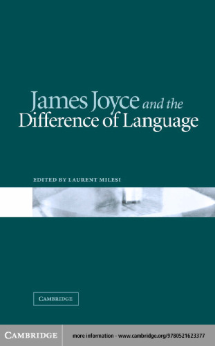 James Joyce and the Difference of Language