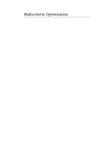Multicriteria Optimization