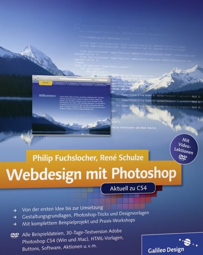 Webdesign mit Photoshop: Aktuell zu CS4