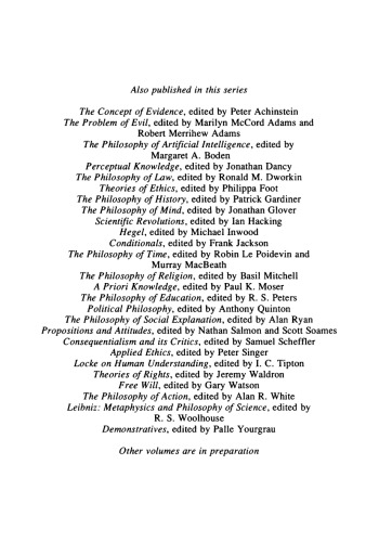 Causation (Oxford Readings in Philosophy)