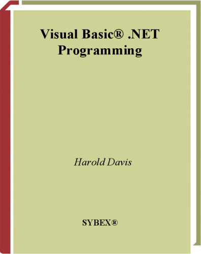 Visual Basic .NET Programming