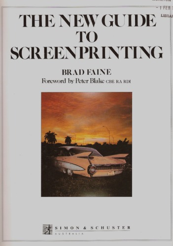 The New Guide to Screenprinting