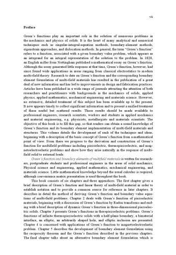 Green's function and boundary elements of multifield materials