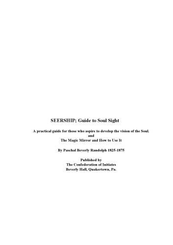 Seership! The Magnetic Mirror