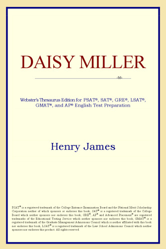 Daisy Miller (Webster's Thesaurus Edition)