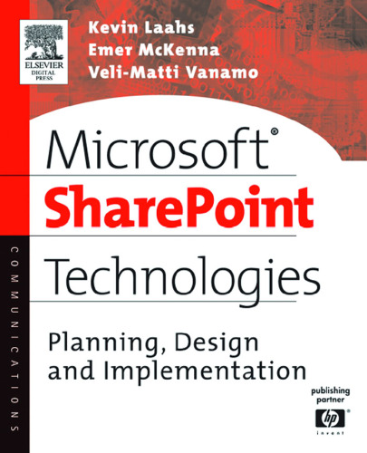 Microsoft SharePoint Technologies: Planning, Design, and Implementation