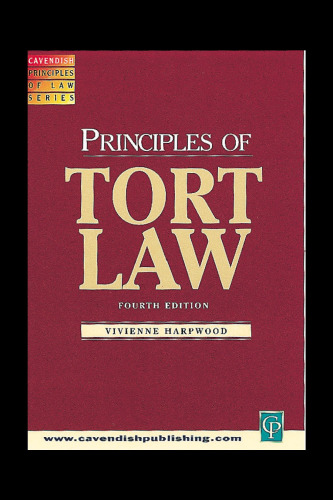 Principles of Tort Law