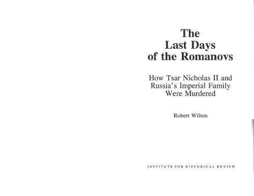 Last Days of the Romanovs
