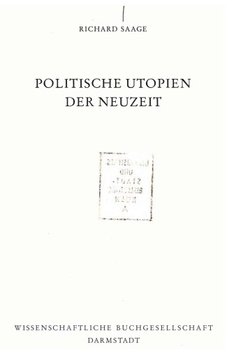 Politische Utopien der Neuzeit
