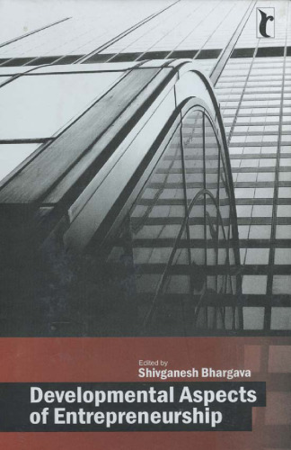 Developmental Aspects of Entrepreneurship