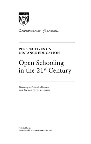 Open Schooling in the 21st century