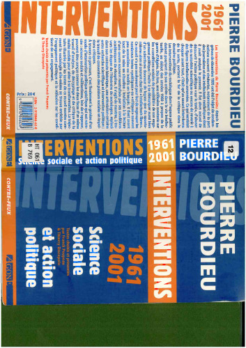 Interventions politiques 1964 - 2000