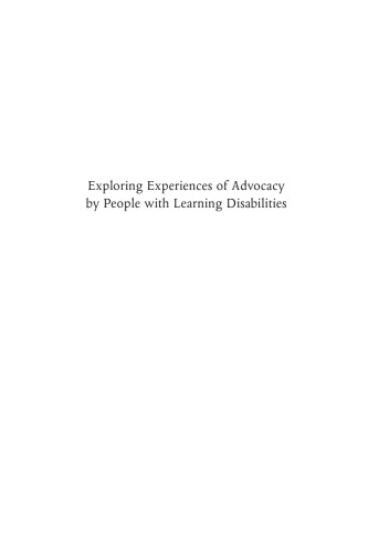 Exploring Experiences of Advocacy by People With Learning Disabilities: Testimonies of Resistance