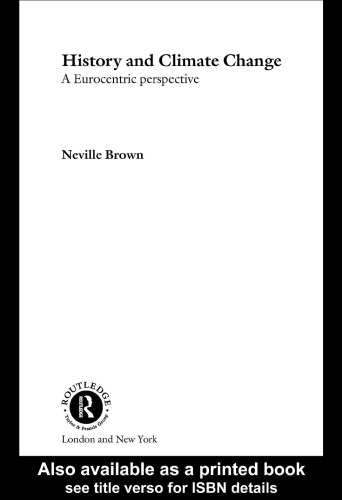 History and Climate Change: A Eurocentric Perspective
