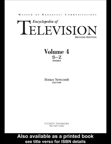 Encyclopedia of Television: 004