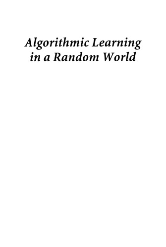 Algorithmic Learning in a Random World