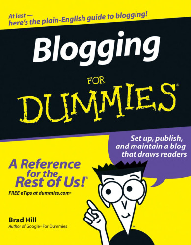 Blogging For Dummies   (For Dummies (Computer Tech))